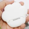 Силиконовый чехол для наушников Paw + кольцо для Apple Airpods – Белый 81878