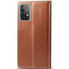 Кожаный чехол-книжка GETMAN Gallant для Samsung Galaxy A52 / A52s – Коричневый 84025