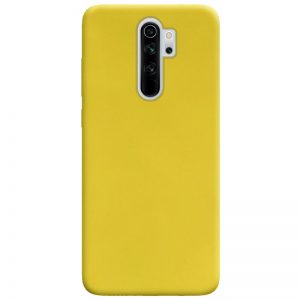 Матовый силиконовый TPU чехол для Xiaomi Redmi 9 – Желтый