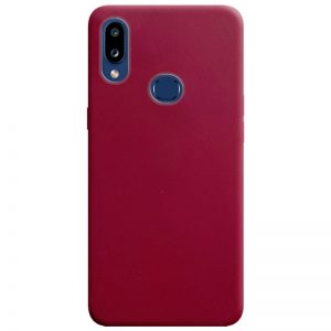 Матовый силиконовый TPU чехол для Samsung Galaxy A10s 2019 (A107) – Бордовый