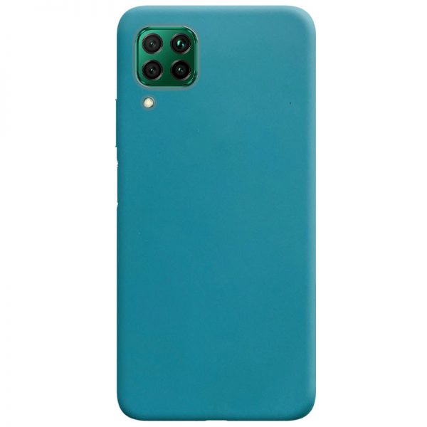 Матовый силиконовый TPU чехол для Huawei P40 Lite – Синий / Powder Blue