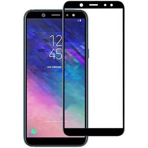 Защитное стекло 3D (5D) Perfect Glass Full Glue Ipaky на весь экран для Samsung Galaxy A6 2018 (A600) – Black