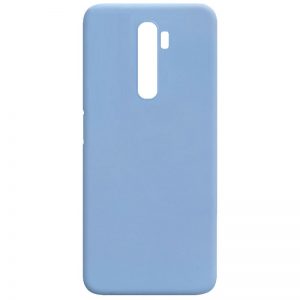 Матовый силиконовый TPU чехол для Xiaomi Redmi 9 – Голубой / Lilac Blue