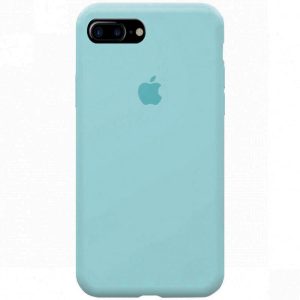 Оригинальный чехол Silicone Case 360 с микрофиброй для Iphone 7 Plus / 8 Plus – Бирюзовый / Turquoise