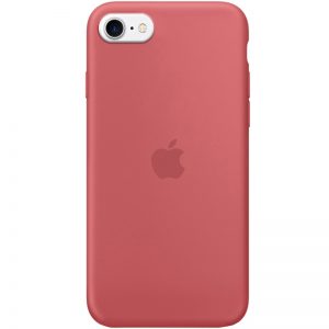 Оригинальный чехол Silicone Case 360 с микрофиброй для Iphone 7 / 8 / SE (2020) – Красный / Camellia
