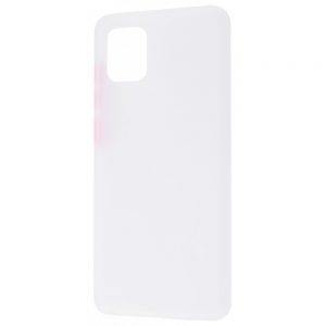 Чехол TPU Matte Color Case для Samsung Galaxy Note 10 Lite – White