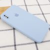 Чохол Silicone Case Square для Iphone X / XS Блакитний / Mist blue 89066