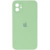 Оригинальный чехол Silicone Cover 360 Square с защитой камеры для Iphone 11 – Мятный / Mint