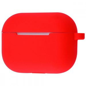 Чехол для наушников Silicone Case New + карабин для Apple Airpods Pro – Red