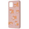 TPU чехол WAVE Fancy Case для Samsung Galaxy Note 10 Lite – Playful cat / Pink sand