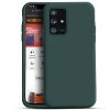 Чохол Soft Silicone Case з мікрофиброю для Samsung Galaxy A32 5G Темно-зелений
