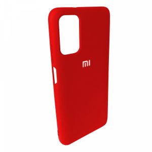 Оригинальный чехол Silicone Cover 360 с микрофиброй для Xiaomi Poco M3 – Red