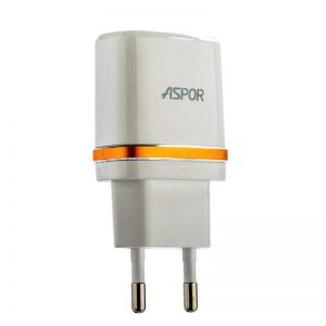 Сетевое зарядное устройство Aspor A828 + кабель Type-C 2.4A (1.2м) – White