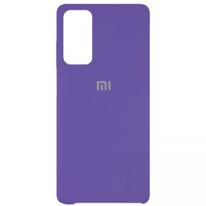 Оригинальный чехол Silicone Case с микрофиброй для Xiaomi Mi 10T / Mi 10T Pro – Сиреневый / Elegant Purple