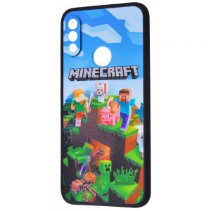 Чехол TPU+PC Game Heroes Case для Xiaomi Redmi Note 7 / 7 Pro – Minecraft