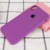 Оригинальный чехол Silicone Case 360 с микрофиброй для Iphone X / XS – Фиолетовый / Grape 88717