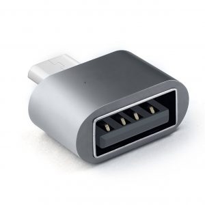 Адаптер OTG USB to Type-C – Silver