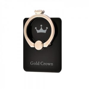 Кольцо держатель Gold Crown Princess – Black