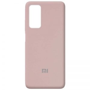 Оригинальный чехол Silicone Cover 360 с микрофиброй для Xiaomi Mi 10T / Mi 10T Pro – Розовый  / Pink Sand