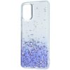 Силиконовый (TPU) чехол WAVE Confetti Case для Samsung Galaxy A02s – White / Purple