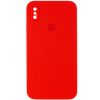 Чохол Silicone Case Square для Iphone X / XS Червоний / Red