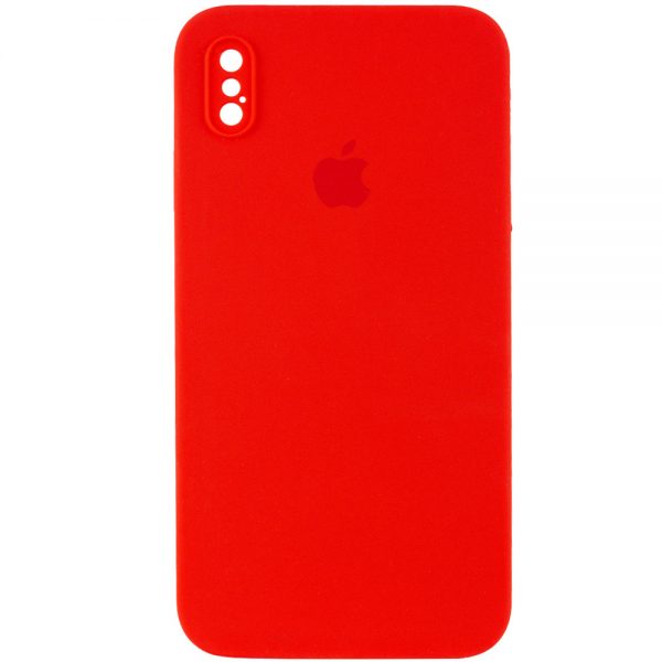 Чохол Silicone Case Square для Iphone X / XS Червоний / Red