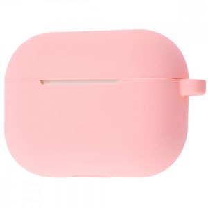 Чехол для наушников Silicone Case New + карабин для Apple Airpods Pro – Pink