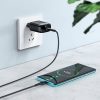 Сетевое зарядное устройство Hoco C72Q Qualcomm Quick Charge 3.0 + кабель Type-C 1USB / 18W – Black 85294