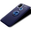 Cиликоновый чехол Deen ColorRing c креплением под магнитный держатель для Samsung Galaxy M30s  / M21  – Синий 87746