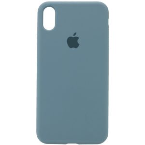 Оригинальный чехол Silicone Case 360 с микрофиброй для Iphone X / XS – Зеленый / Pine green