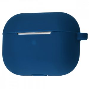 Чехол для наушников Silicone Case New + карабин для Apple Airpods Pro – Midnight blue