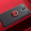 Cиликоновый чехол Deen ColorRing с креплением под магнитный держатель для OnePlus 7 – Черный / Красный 87687
