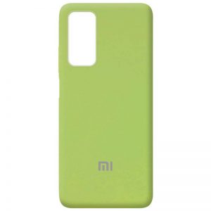 Оригинальный чехол Silicone Cover 360 с микрофиброй для Xiaomi Mi 10T / Mi 10T Pro – Мятный / Mint