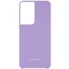 Оригинальный чехол Silicone Case с микрофиброй для Samsung Galaxy S21 Ultra – Сиреневый / Dasheen