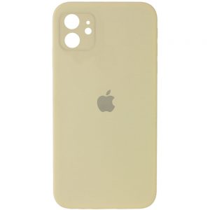 Оригинальный чехол Silicone Cover 360 Square с защитой камеры для Iphone 11 – Желтый / Mellow Yellow