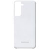 Оригинальный чехол Silicone Case с микрофиброй для Samsung Galaxy S21 – Белый / White