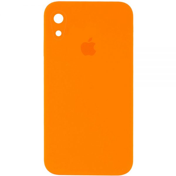 Чохол Silicone Case Square для Iphone XR Помаранчевий / Bright Orange