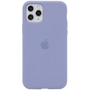 Оригинальный чехол Silicone Cover 360 с микрофиброй для Iphone 11 Pro – Серый / Lavender Gray