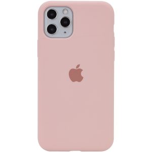 Оригинальный чехол Silicone Cover 360 с микрофиброй для Iphone 11 Pro – Розовый  / Pink Sand