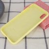 Оригинальный чехол Silicone Case 360 с микрофиброй для Iphone X / XS – Желтый / Mellow Yellow 88694