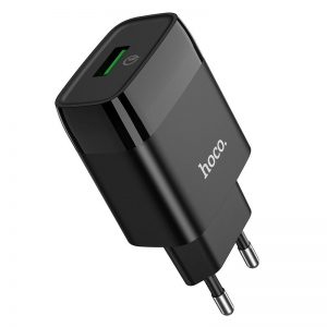Сетевое зарядное устройство Hoco C72Q Qualcomm Quick Charge 3.0 1USB / 18W – Black