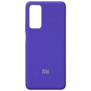 Оригинальный чехол Silicone Cover 360 с микрофиброй для Xiaomi Mi 10T / Mi 10T Pro – Фиолетовый / Purple