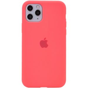 Оригинальный чехол Silicone Cover 360 с микрофиброй для Iphone 11 Pro – Розовый / Flamingo