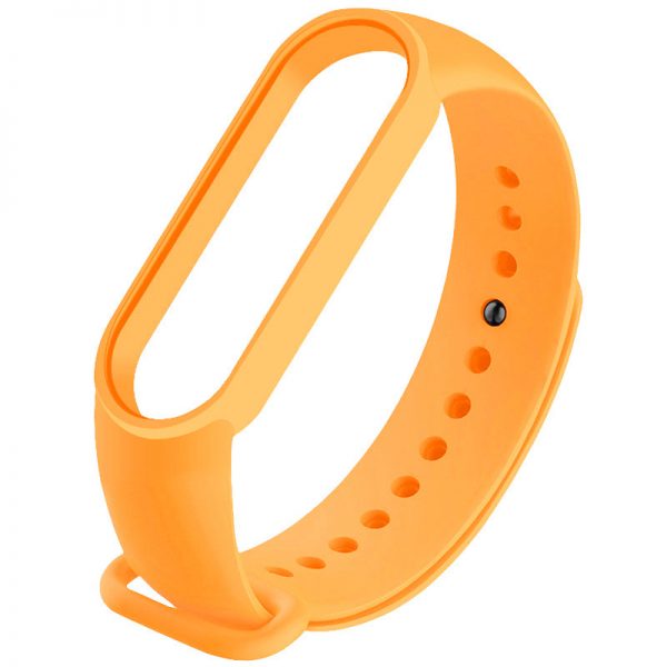 Ремешок для фитнес-браслета Xiaomi Mi Band 3 / 4 – Оранжевый / Bright Orange