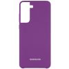 Оригинальный чехол Silicone Case с микрофиброй для Samsung Galaxy S21 Plus – Фиолетовый / Grape