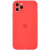 Чохол Silicone Case з захистом камери для Iphone 12 Pro Помаранчевий / Pink citrus