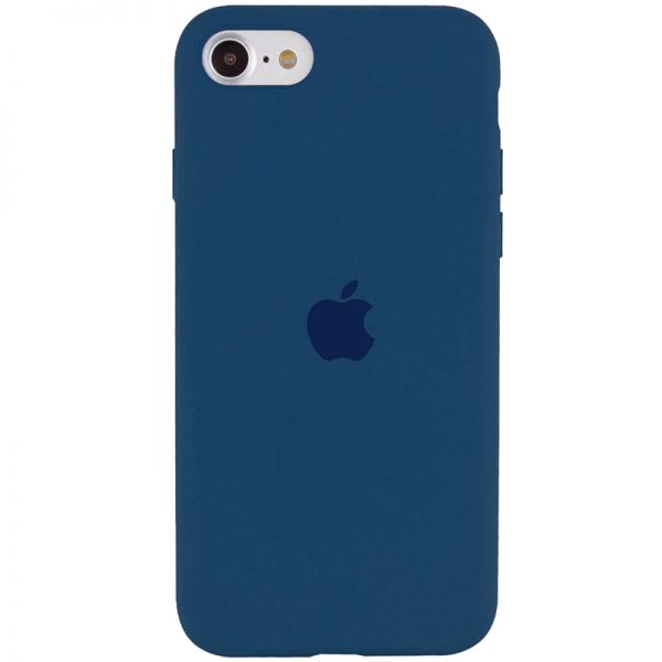 Чохол Silicone Case 360 для Iphone 7 / 8 / SE 2020 Синій / Cosmos Blue