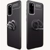 Чохол Din Color Magnet Ring для Samsung Galaxy S20 Чорний 87763