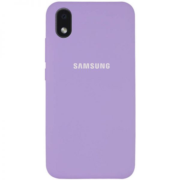 Чохол Silicone Cover для Samsung Galaxy A01 Core / M01 Core Бузковий / Dasheen