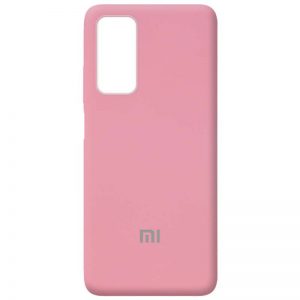 Оригинальный чехол Silicone Cover 360 с микрофиброй для Xiaomi Mi 10T / Mi 10T Pro – Розовый / Pink